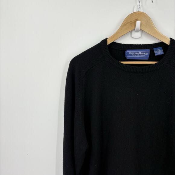 Vintage Cashmere Sweater Mens Large Pullover Minimalist Luxury Old Money Preppy - Picture 2 of 6